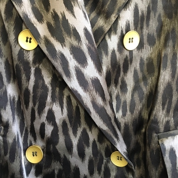 L’Agence Taryn Double Breasted Silk Blazer New Without Tags - Picture 8 of 16